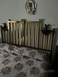 Letto in ottone