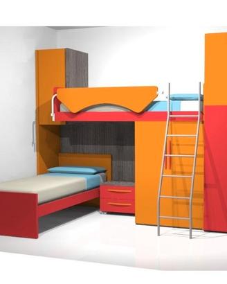 soluzione camera da letto 2 letti