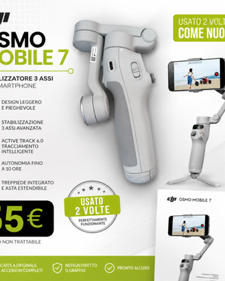 DJI Osmo Mobile 7 – stabilizzatore gimbal