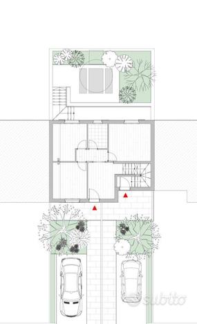 Li punti, zona ville a schiera, terreno edificabil