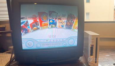 Wii RVL-001 con SD da 64 GB contenente 28 giochi