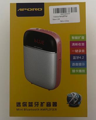 Amplificatore vocale portatile