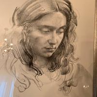 Litografia Pietro Annigoni con cornice