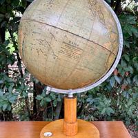 Mappamondo fisico antico globo terrestre 1941