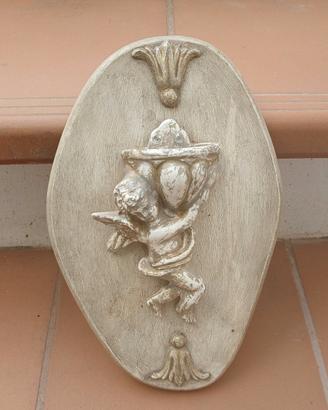 Acquasantiera in resina 