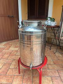 Ziro acciaio inox per olio