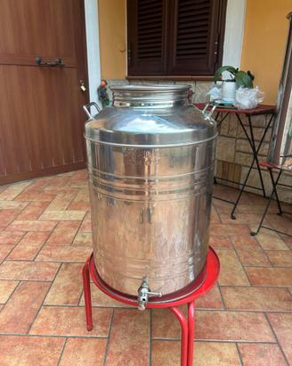 Ziro acciaio inox per olio