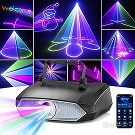 luce da festa, animazione 3D faidate luce da disco