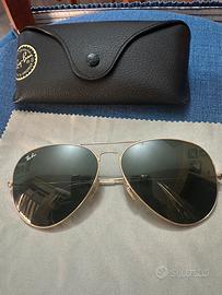 Ray Ban aviator a goccia misura 62 vintage