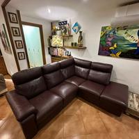 Meraviglioso divano angolare pelle Poltrone e Sofà