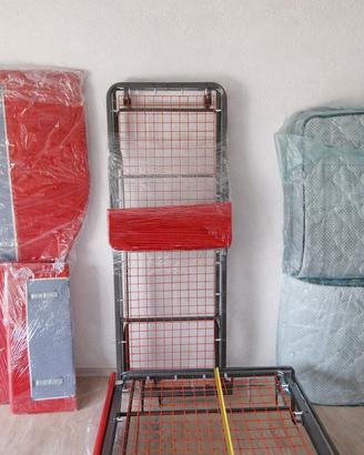 Letto singolo con secondo letto estraibile