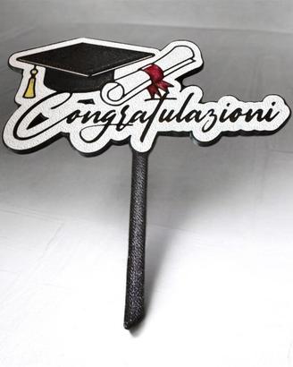 cake topper laurea