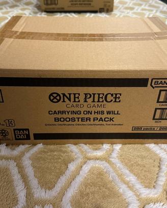 One Piece OP13 Sealed Case Carrying on His Will