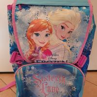 Zaino scuola estensibile Frozen + diario Frozen co