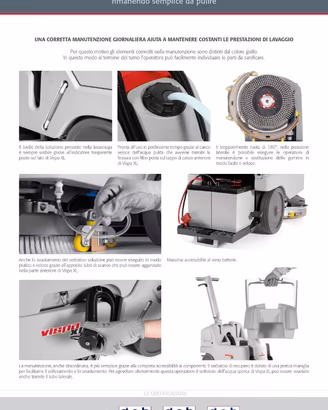 "LAVASCIUGA PAVIMENTI COMAC VISPA XL"