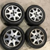 4 cerchi in lega Lancia Y 14" con gomme
