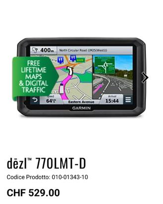 Garmin dezel 770