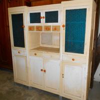 Cucina vintage tutta in legno 8 ante 12 cassetti