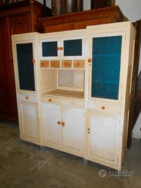 Cucina vintage tutta in legno 8 ante 12 cassetti