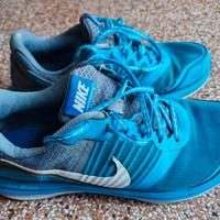 Scarpe Nike running azzurre dual fusion x  n.42