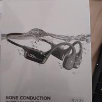 CUFFIE SPORT/NUOTO CONDUZIONE OSSEA 32GB NUOVE