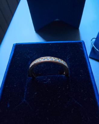 Anello Swarovski Oro Taglia 52