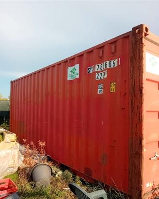 Container marittimo 20 piedi (6.10×2.40m)