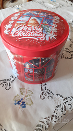 Barattolo in latta con coperchio