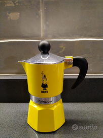 Moka Bialetti Rainbow 3 tazze nuova mai usata