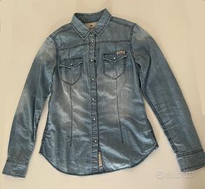 Camicia denim blu Timeout