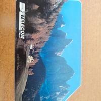 Scheda telefonica a tiratura limitata. Dolomiti 