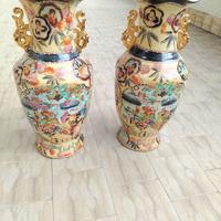 due vasi cinesi originali  made in china 