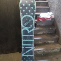 Tavola Snowboard Nitro+attacchi