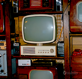 tv vintage antico design televisore epoca