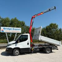 IVECO DAILY 35C14 ribaltabile con gru NUOVA HC