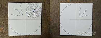 Cedit,decoro"Ninfea"di Marco Zanuso,1974