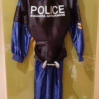 Costume di carnevale per bambino 7-8 anni Polizia