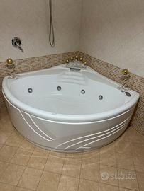 Vasca idromassaggio angolare 140x140 mod.cipro