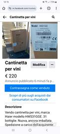 Cantinetta per vini 