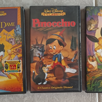 3 VHS Walt Disney originali sigillate, nuove