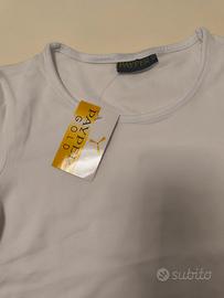 T shirt donna bianca taglia S marca Payper NUOVA 