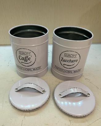 Barattoli zucchero e caffè