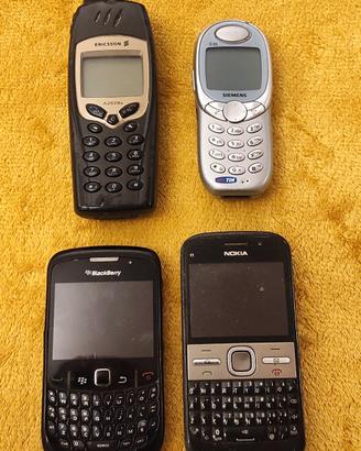 BlackBerry, Siemens, Nokia, Eriksson vintage