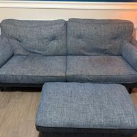Divano Poltronesofà 3 Posti + Pouf – Condizioni Pa