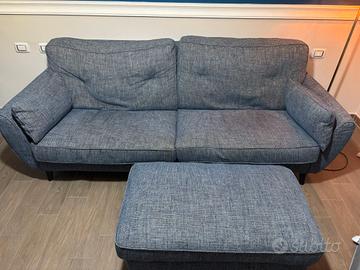 Divano Poltronesofà 3 Posti + Pouf – Condizioni Pa