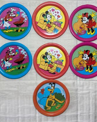 Piattini / Sottobicchieri con personaggi Disney