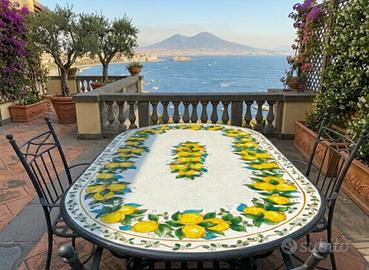 TAVOLO IN PIETRA LAVICA MIS. 200X100 CM. IN ITALIA