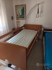 Letto elettrico allettati+sollevatore+porta flebo