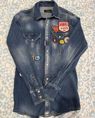 👕 Camicia Dsquared2 in denim – Taglia S 👕