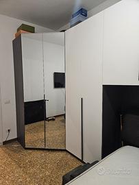Camera da letto a ponte con cabina armadio